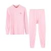 Cozy Thermal Underwear Set for Teens: Half-Turtleneck Top & Pants for Boys and Girls