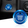 TOMALL Aluminum Engine Start Stop Push Button Cover Trim Compatible with Ford F-150 2016- Car Engine Ignition Start Button Cap Surrounding Trim Ring