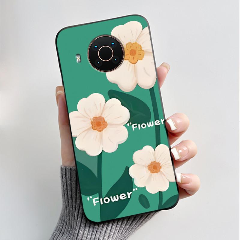 Печатный чехол для телефона Nokia X20/Nokia X10/Nokia X100/Nokia XR20 Capa Мягкий силиконовый черный корпус Чехол Милый Цветочный Мультяшный Корпус