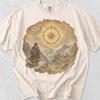 Рубашка Marco Polo Гималаи, Винтажная футболка с графикой исследования, Хлопок Comfort Colors