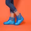 Мода Утолщенный Защитник Обуви Мужчины Водонепроницаемые Бахилы Синие Бахилы Водонепроницаемые Чехлы для Обуви Галоши Женские Многоразовые Чехлы для Обуви от Дождя