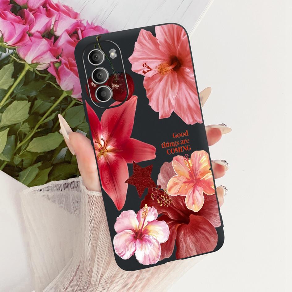 Чехол для Motorola Moto G51 5G Чехол XT2171-2 XT2171-1 Популярный Цветок Мягкий ТПУ Силиконовый Чехол для Телефона для Moto G31 G71 5G G 51 Корпус