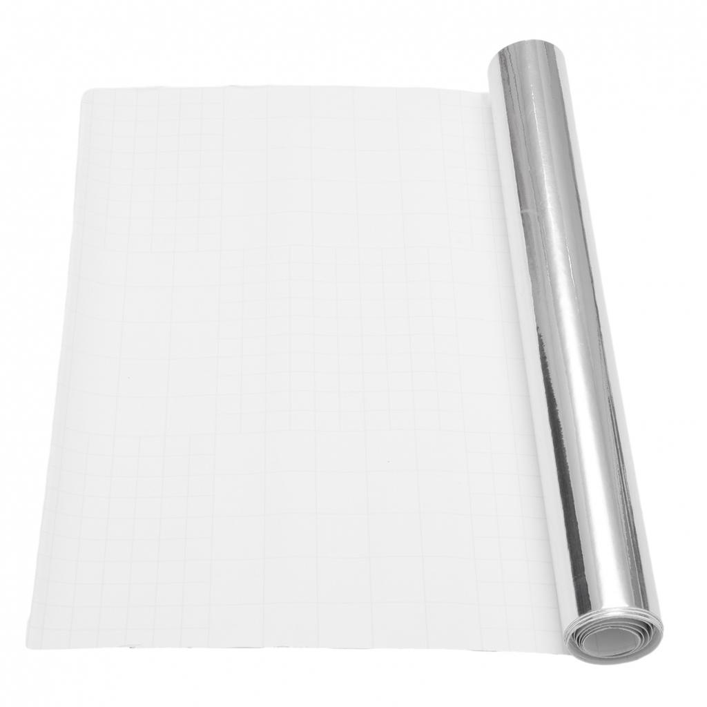 Серебристый хром Наклейка на автомобиль Зеркальная виниловая пленка Наклейка Защита от УФ-лучей Водонепроницаемая