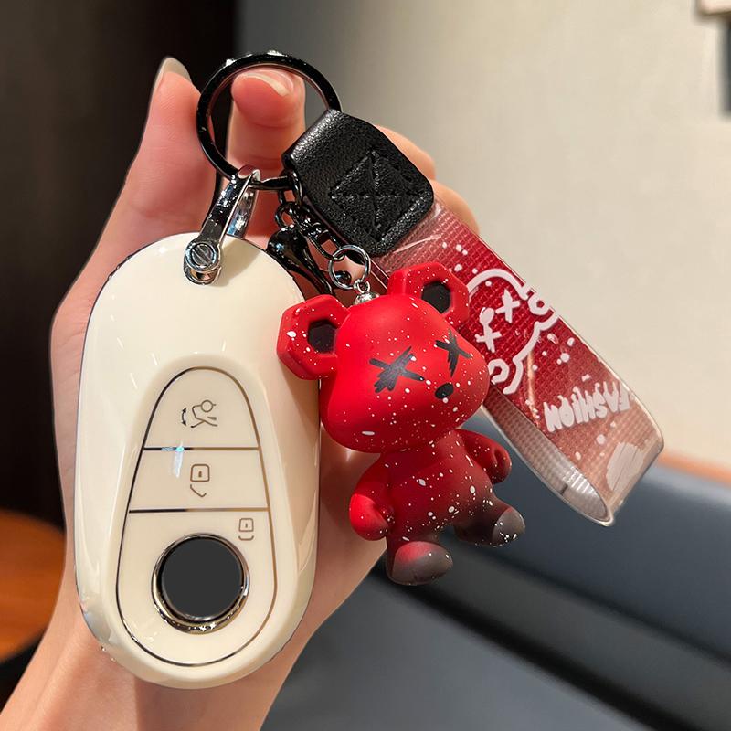 Чехол для автомобильного ключа из ТПУ для Mercedes Benz C260 ABCESG GLB GLC GLE GLS Class E200 E300 W177 W205 W213 W222 G63 X167 AMG