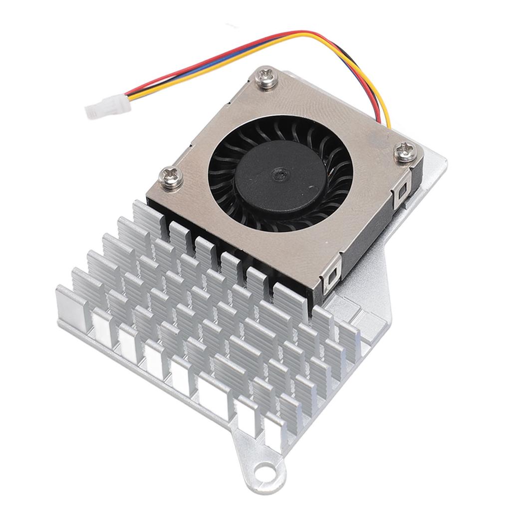 Для Raspberry Pi 5 Активный кулер 4-контактный разъем Стабильная работа Алюминиевый сплав Активный охлаждающий вентилятор
