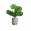 Artificial Plant Flower In A Pot For Home Office Realistic 37Cm Calatea