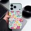 Pink Floral Pattern For iPhone 17 Pro Max Air 16 15 14 13 TPU Soft Case Cover