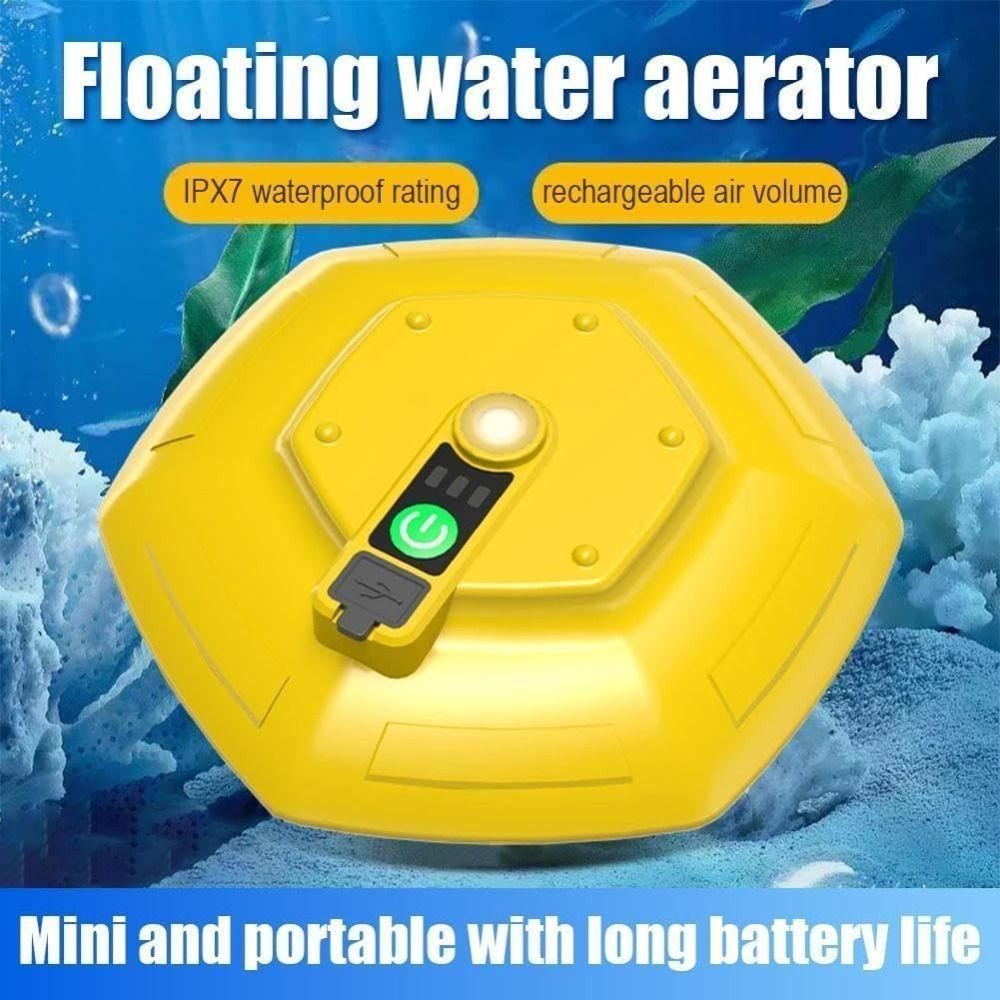 Rechargeable Charging Floating Live Bait Aerator Bait Bucket Aerator Aquarium Fish Tank