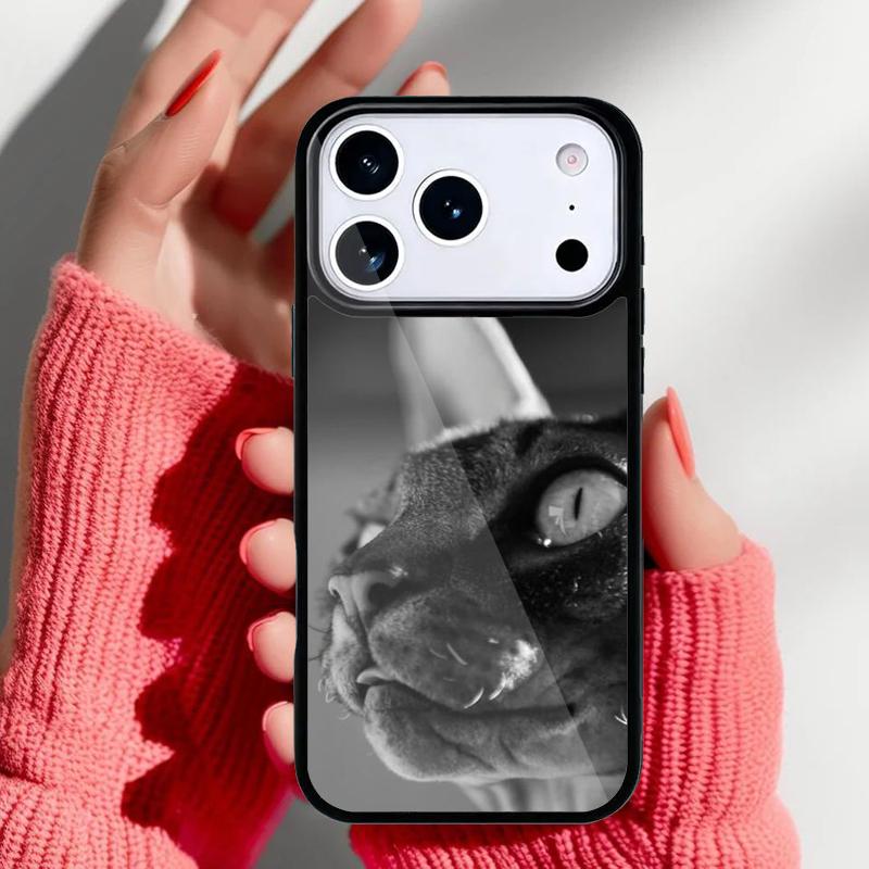 Чехол для телефона Сфинкс Кошка Сфинкс для iPhone 17 Air 16e 15 14 13 Pro Max Задняя крышка для 12 11 Pro Coque