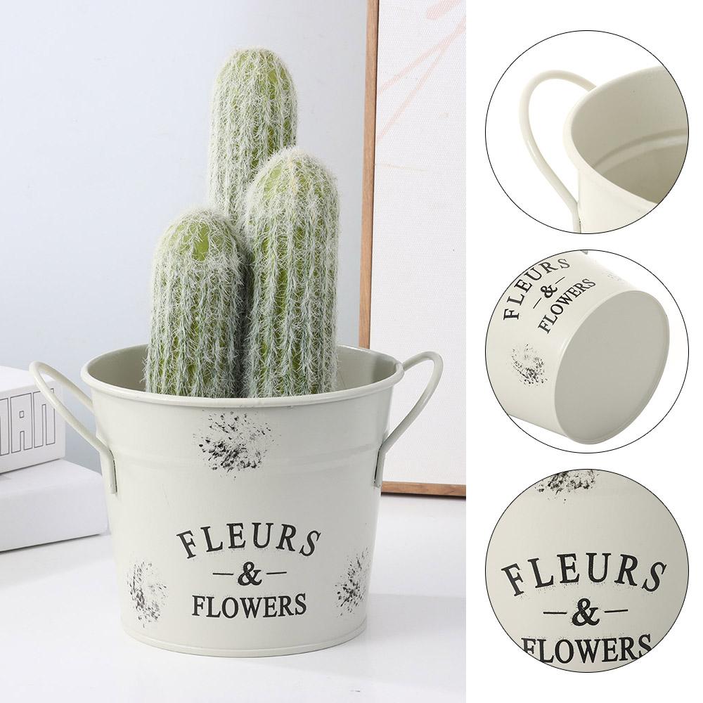 Главная Металлический кувшин Кувшин Цветочные горшки Цветочная ваза Садовый декор Ведро для цветов