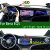 Для -2025 Mercedes-Benz AMG EQS W297 Коврик на приборную панель Защитная накладка на панель приборов Солнцезащитный коврик Декоративные элементы коврика на панель