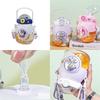Large Capacity Children's Water Bottle With Straw Ideal For School And Outdoor Use