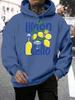 Lemon Cello Fruit Drinks Printing Men Hoodies Hip Hop Loose Streetwear All-Match Fleece Hoody Autumn Multicolor Sportswear