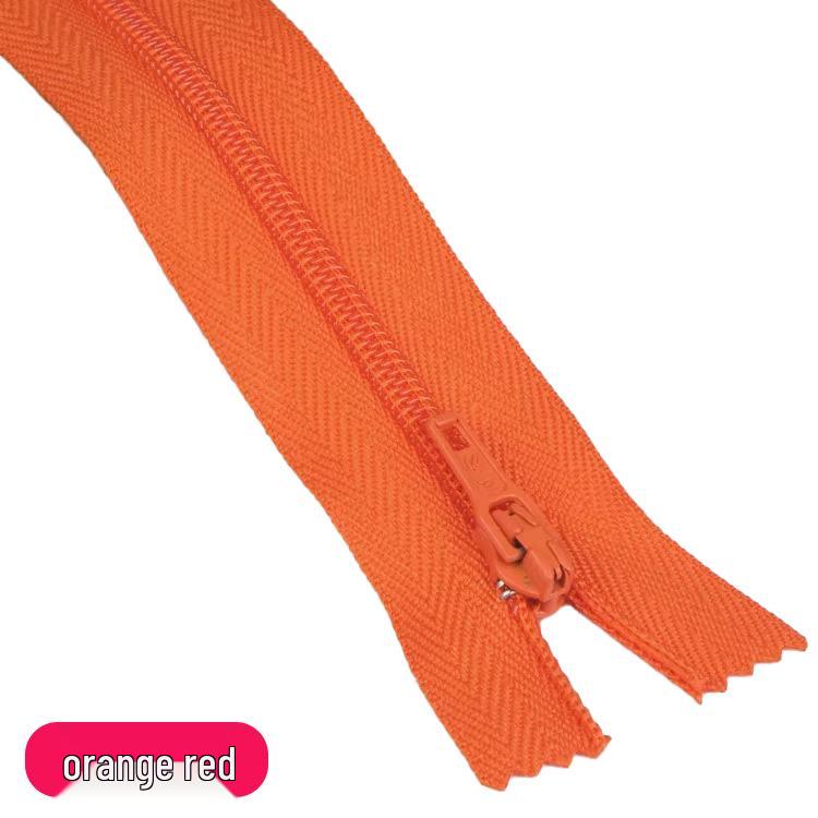 Three Force Short 20CM Nylon Zipper for Dress Pants - Colored Closed-End Fly Zipper Fabric Accessory