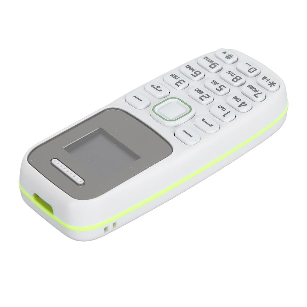 2G Phone Unlocked for Elderly 0.66 Inch Dual SIM GSM Mini Phone Music Player Bluetooth Earphone Big