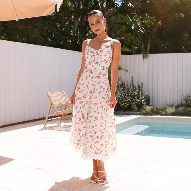 Women's Beach Holiday Long Dress Slip Dress