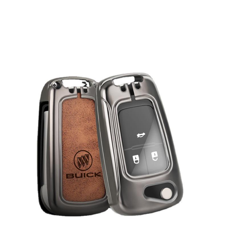 2021 Buick Key Cover for Excelle, Regal, Envision, LaCrosse, Verano – Men's High-Grade Shell Bag