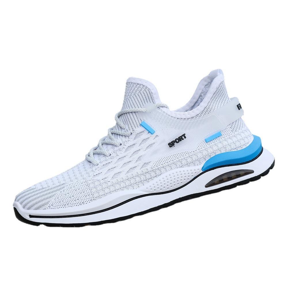 Весна и лето 2025 года, новые мужские кроссовки, летающие, плетеные, мужские повседневные и удобные кроссовки, корейская версия мужской спортивной обуви