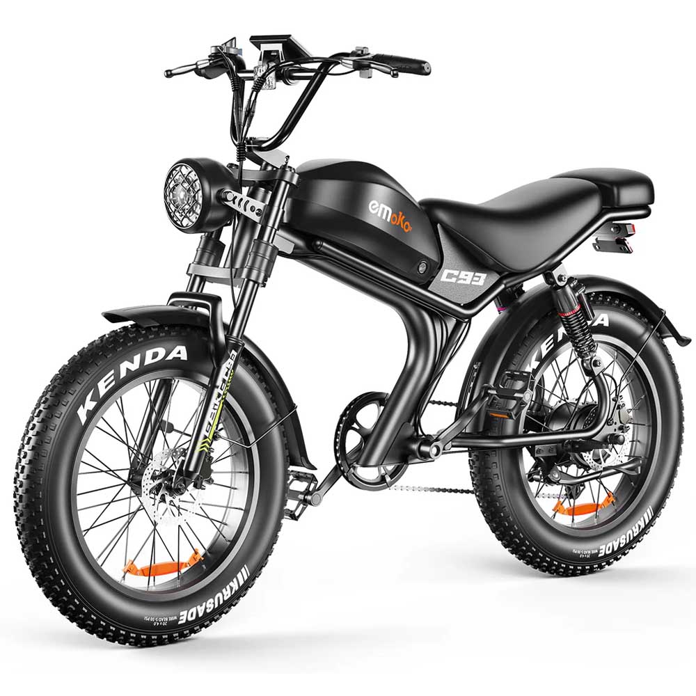 Внедорожный электровелосипед Emoko C93 20×4.0" 48В20Ач, горный электровелосипед с двойной подвеской для городских поездок и использования на открытом воздухе