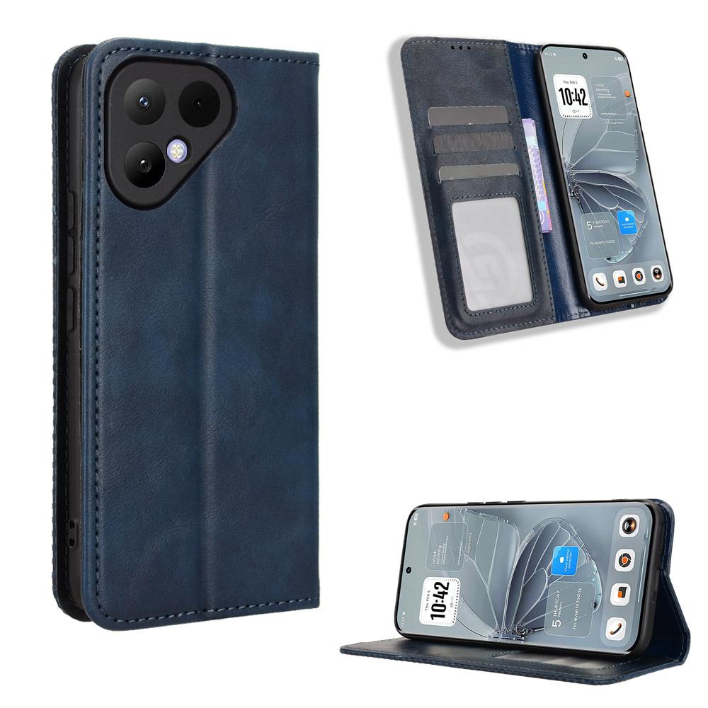 Flip Cover For Tecno Pova Curve 2 Leather Case [Flip Vintage Leather] Shockproof Durable Retro Phone Case