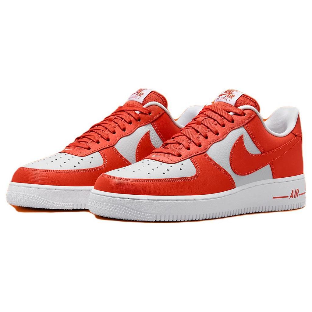 Nike Мужские кроссовки Air Force 1 07 Cosmic Clay оранжево-белые FZ4627-800