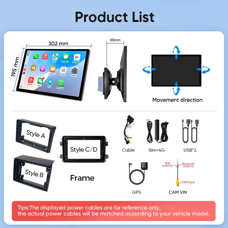 Ainavi 13.1" автомобильное радио для Fiat Ducato Citroen Jumper Peugeot Boxer Dodge Ram 2500 Wireless Carplay Android Auto Car Multimedia