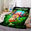 Customiz Name Personality One Piece Chopper Blanket Soft &Warm Sofa Office Bed Travel Lunch Break Blanket, Gift Suitable All Seasons