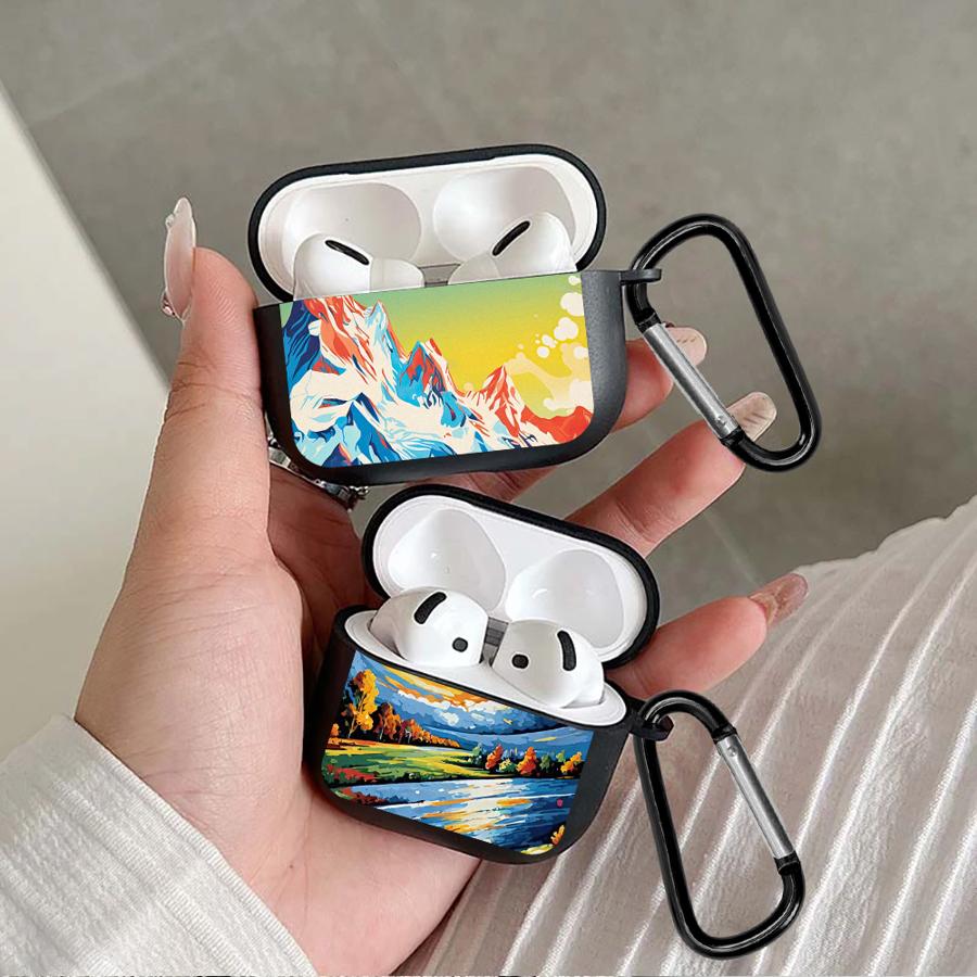 Чехол для наушников Cover Case Для Airpods Pro2 Pro3 Pro 1 4 3 2 Далекие горы