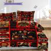 Horror Movie Poster Quilt Cover Set Threepiece Set 1 Duvet Cover 2 Pillowcase Without Core Christmas Birthday Gift Soft And Comfortable