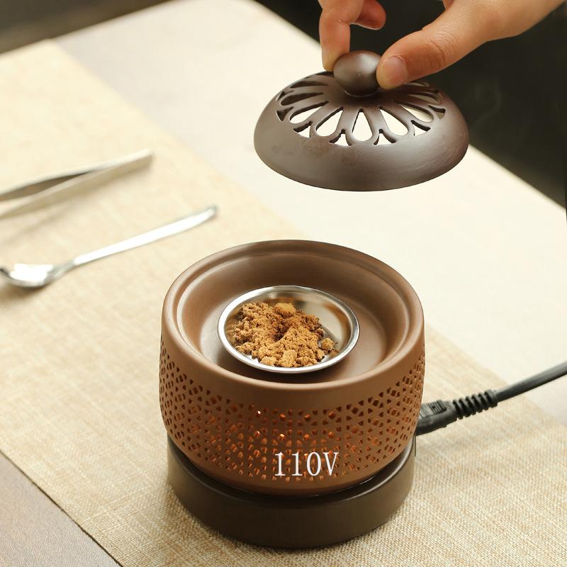 Арабское эфирное масло, ночник, электрическая горелка для бокхура, электрическая курильница, ароматический диффузор, 220 В, температура времени