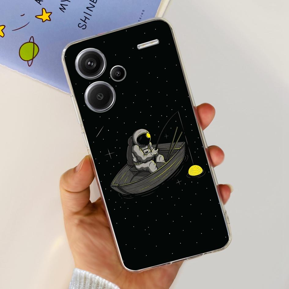 For Xiaomi Redmi Note 13 5G Case Luxury Marble Transparent Phone Cover For Redmi Note 13 Pro Plus Funda on Note 13 Pro 5G Bumper