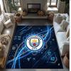 Фланелевый ковер с принтом Manchester City, нескользящий, мягкий, из полиэстера, для пола, декоративный коврик для спальни, гостиной, дивана