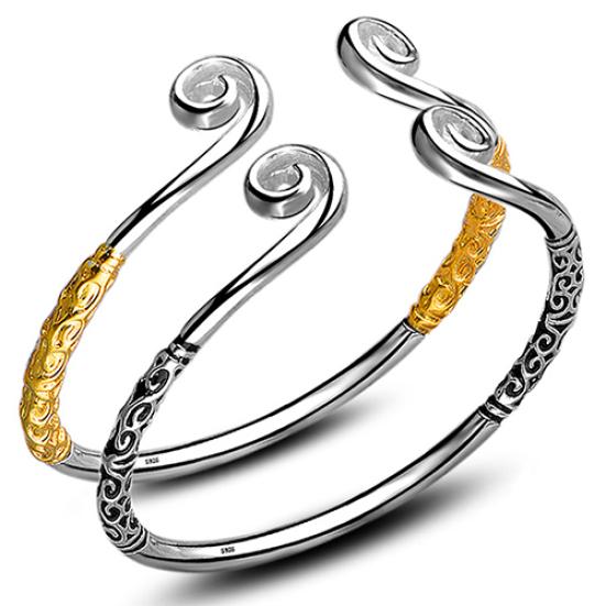 Женская мода Король обезьян Магическое заклинание Открытие Манжеты Браслет Ювелирные изделия