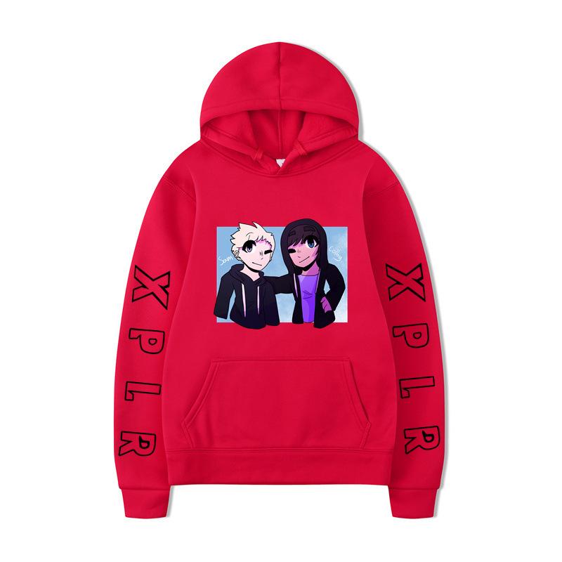Sam And Colby2D Surrounding Fashion Casual Hooded Sweater