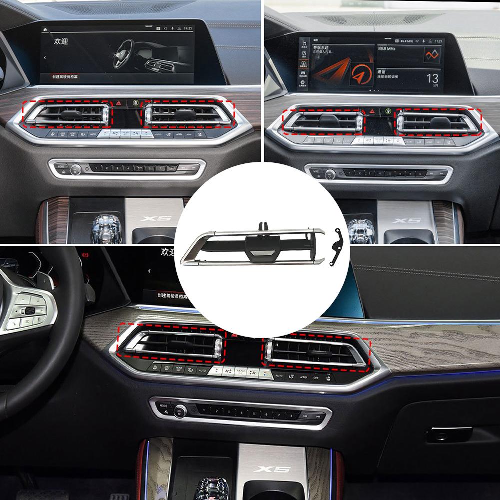 Для BMW X5 G05 X6 G06 X7 G07 2019-2023 автомобильный передний центральный левый правый кондиционер вентиляционная решетка выходной ремкомплект 64119458541