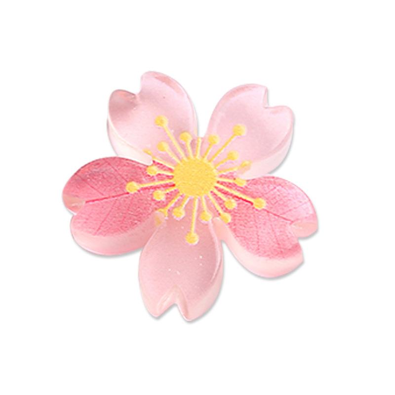 Светящиеся 5 шт. DIY Орнамент Красота Декоративный материал Вишневый цвет Патч Смола Цветочные аксессуары Модный чехол для мобильного телефона Заколка для волос