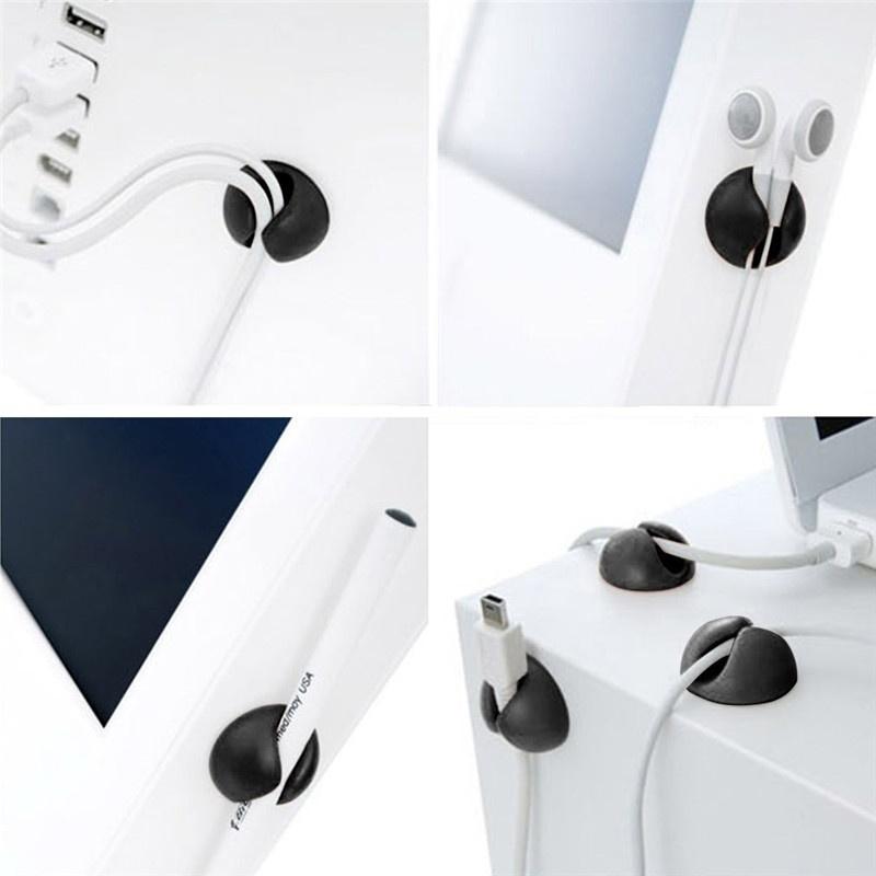 5/10/15 шт., зажимы для кабеля, органайзер для намотки кабеля, настольный органайзер для хранения проводов, зарядное устройство, держатель шнура для автомобиля, зарядка через USB-порт, планшет