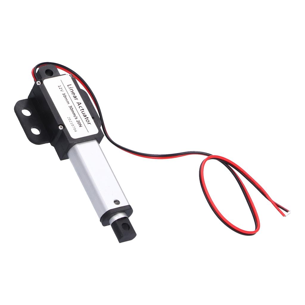 Linear Actuator 12V 30mm Stroke Low Noise Short Circuit T Type Screw Electric Linear Motion Actuator