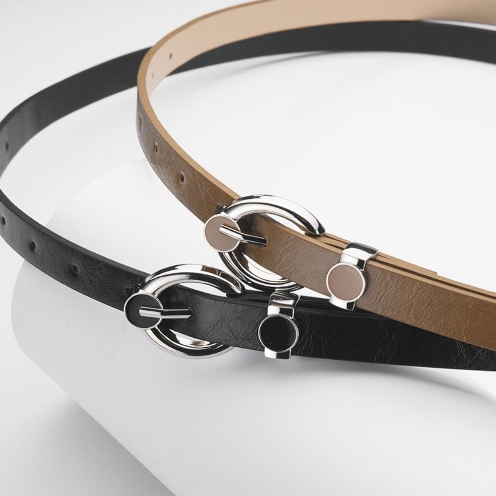 Харадзюку Тонкий Поясной Ремень Сплавленная Пряжка-Булавка Панк Пояс Модные Джинсовые Ремень Для Женщин