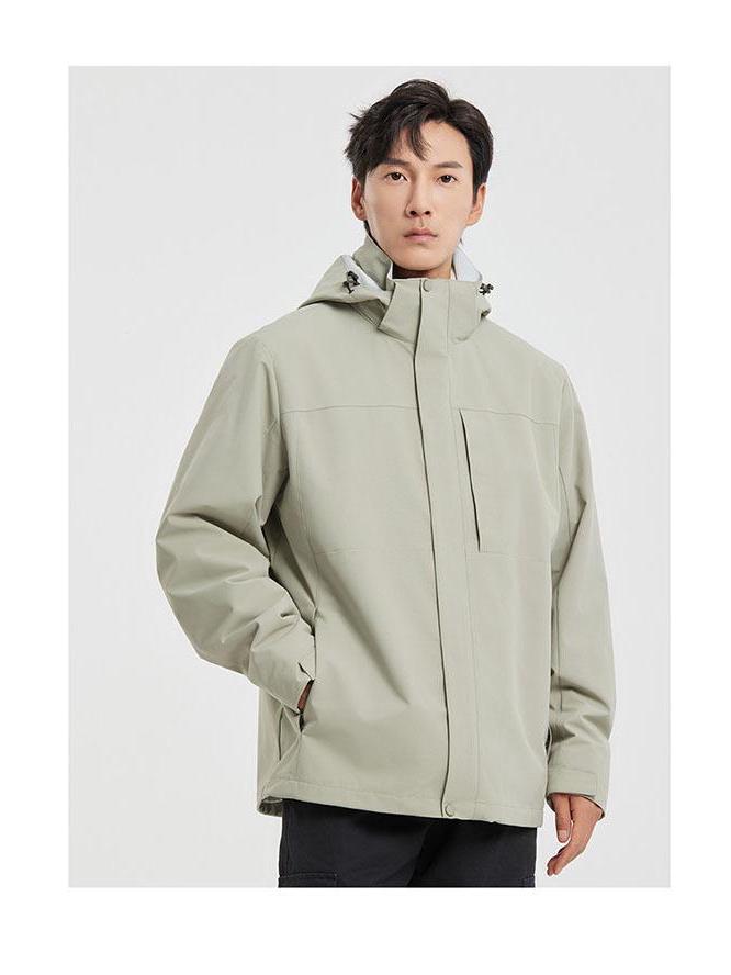 Куртка штормовая Duke с тремя степенями защиты и съемным внутренним слоем – Хлопковая куртка с логотипом на заказ, модная, для активного отдыха, альпинизма и велоспорта