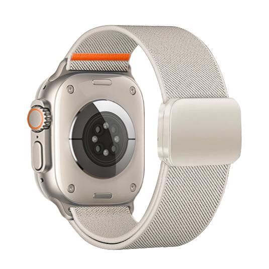 Magnetic Nylon Loop For Apple Watch Band 46mm 49mm 44mm 41 40mm 42mm Bracelet iWatch Series Ultra 3 11 SE 3 10 9 8 7 6 5 4 Strap