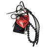 PU Leather Lovely Heart Shaped Keyring Ins Bag Charms Exquisite Car Keychain  Party