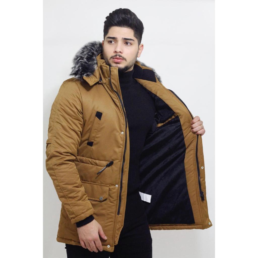 Bill Fur Lined Hooded Coat