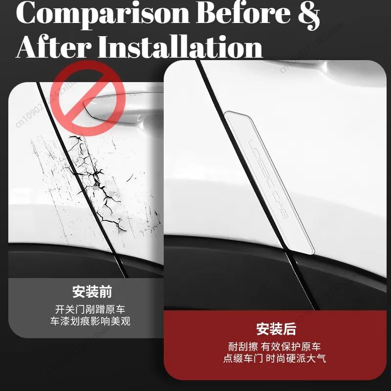 For BYD Song Plus DMI Seal U Sealion 6 2023-2026 Car Door Bumper Guard Anti-Collision Protective Strip Sticker EV accessories