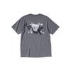 Uniqlo × Jujutsu Kaisen Коллаборация Аниме Круглый вырез Короткий рукав Футболка Унисекс Топы Серый 440682-07