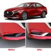 For 2019-2021 Mazda 3 Sedan ABS Chrome Front Fog Light Lamp Cover Molding Trim
