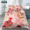 Home Living Luxury 3D Flower Print 2/3Pcs Comfortable Duvet Cover PillowCase Bedding Sets Queen and King EU/US/AU Size