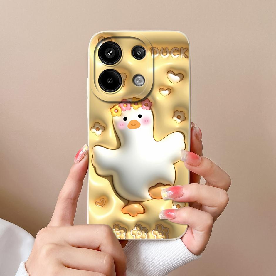 Для Xiaomi Poco M6 Pro 4G 5G Чехол Модный Черный Кокосовая Пальма Жидкий Силикон Мягкий ТПУ Чехол Для XiaomiPocoM6 M6Pro 4G 5G Funda