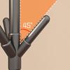 Multi Hook Clothes Rack Stand Coat Hanger High Stability Adjustable Height Easy Assembly Freestanding Clothing Storage Rack