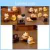 Adorable Resin Fat Cat Figurine Blind Box Cute Cartoon Miniature Animal Decor